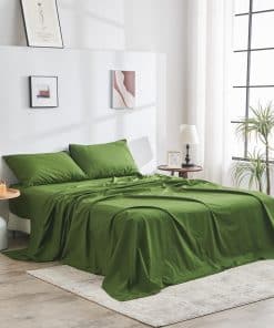 Juego de sábanas de algodón orgánico 100% certificado por