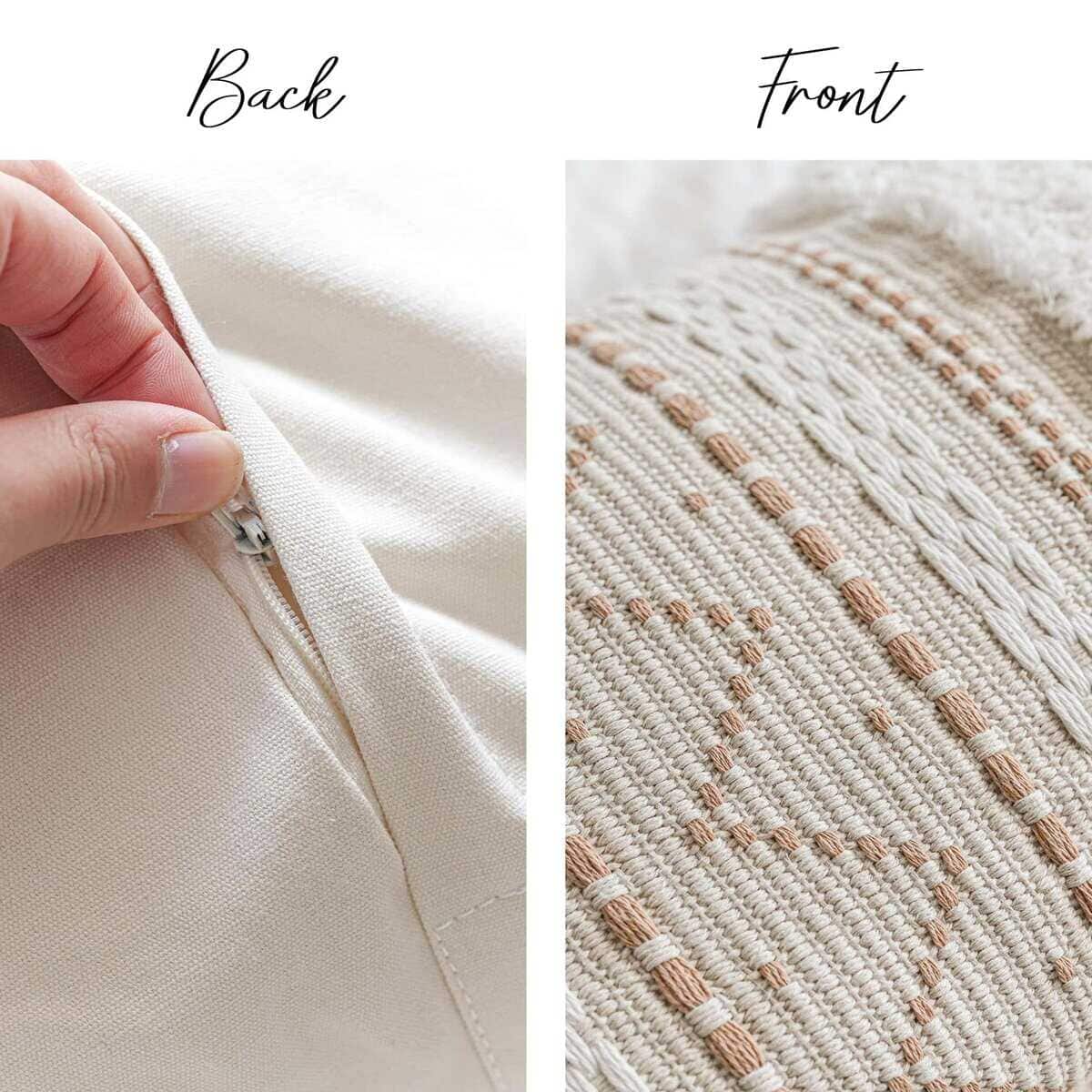 Funda de Almohada Decorativa BlissBlush 20x20 Combo Set de - Imagen 7