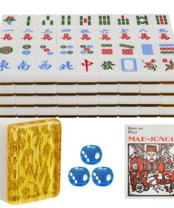 Juego de Mahjong Chino YINIUREN de 1.6 pulgadas con 144