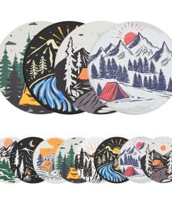 AtawLege 8 Pack Paneles Acústicos de Arte, 14"X14"X0.4"