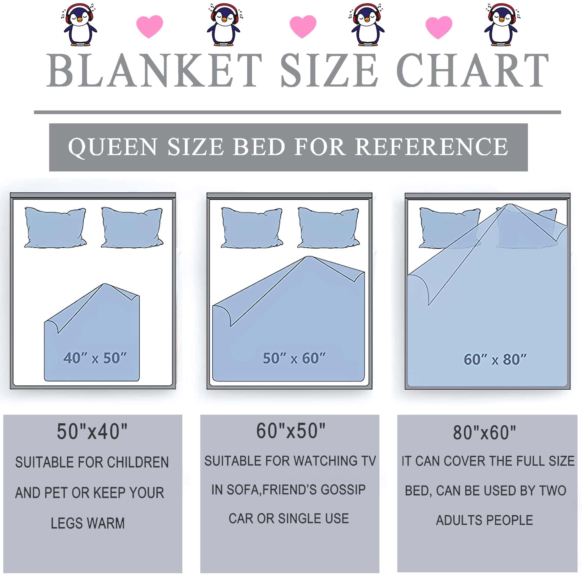 Manta de pingüino regalos para niñas mujeres suave cálida - Imagen 8