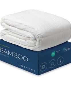 Edredón de Bambú 100% Viscosa King Size de Olive + Crate,