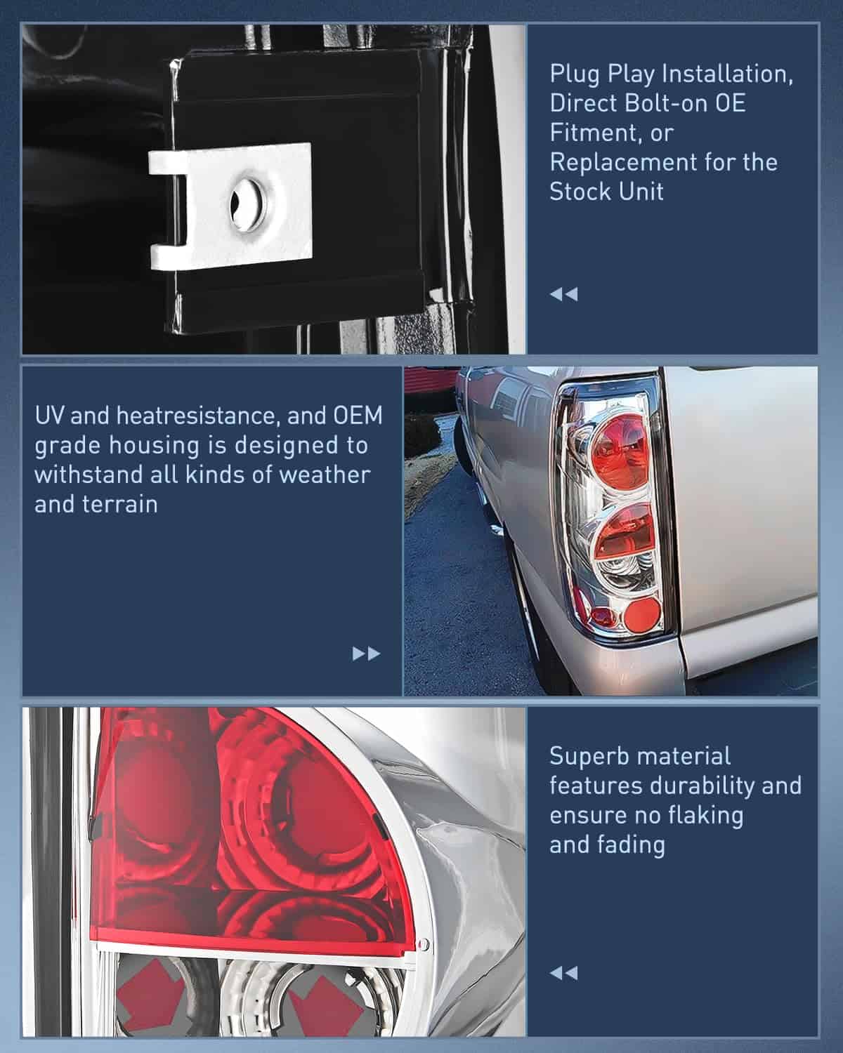 Ensamblaje de luz trasera Nilight Compatible con Chevy - Imagen 6