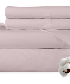 Juego de Sábanas 100% Algodón Peinado de -Lavanda