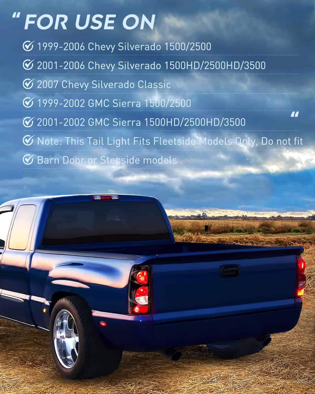 Ensamblaje de luz trasera Nilight compatible con Chevy - Imagen 9