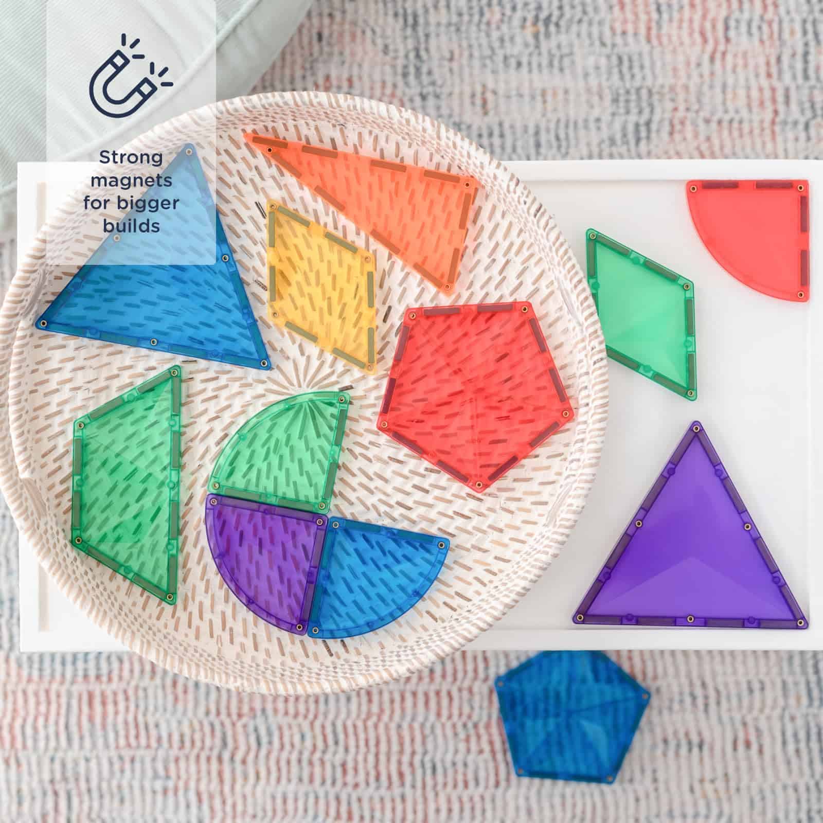 CONNETIX Paquete de Expansión de Formas Arcoíris, 36 Piezas - Imagen 3