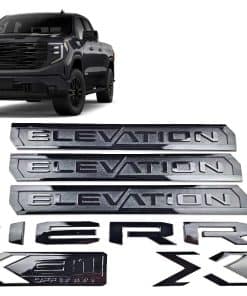 Set de Emblemas de Cama y Cola de Sierra X31 de Elevación
