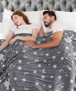 Manta de enfriamiento Queen Size (90"x90") -Gris oscuro