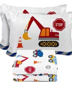 Juego de Sábanas Completo Sunny Side Up Construction Zone -