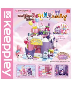 Set de Figuras de Personajes Sanrio Serie Bloque Cupcake My