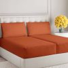Juego de sábanas Sleepy Town Split King Size -Terracota