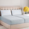 Juego de sábanas tamaño Split King de -Azul Cielo