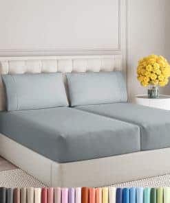 Juego de Sábanas Sleepy Town Tamaño Split King - 5 Piezas -