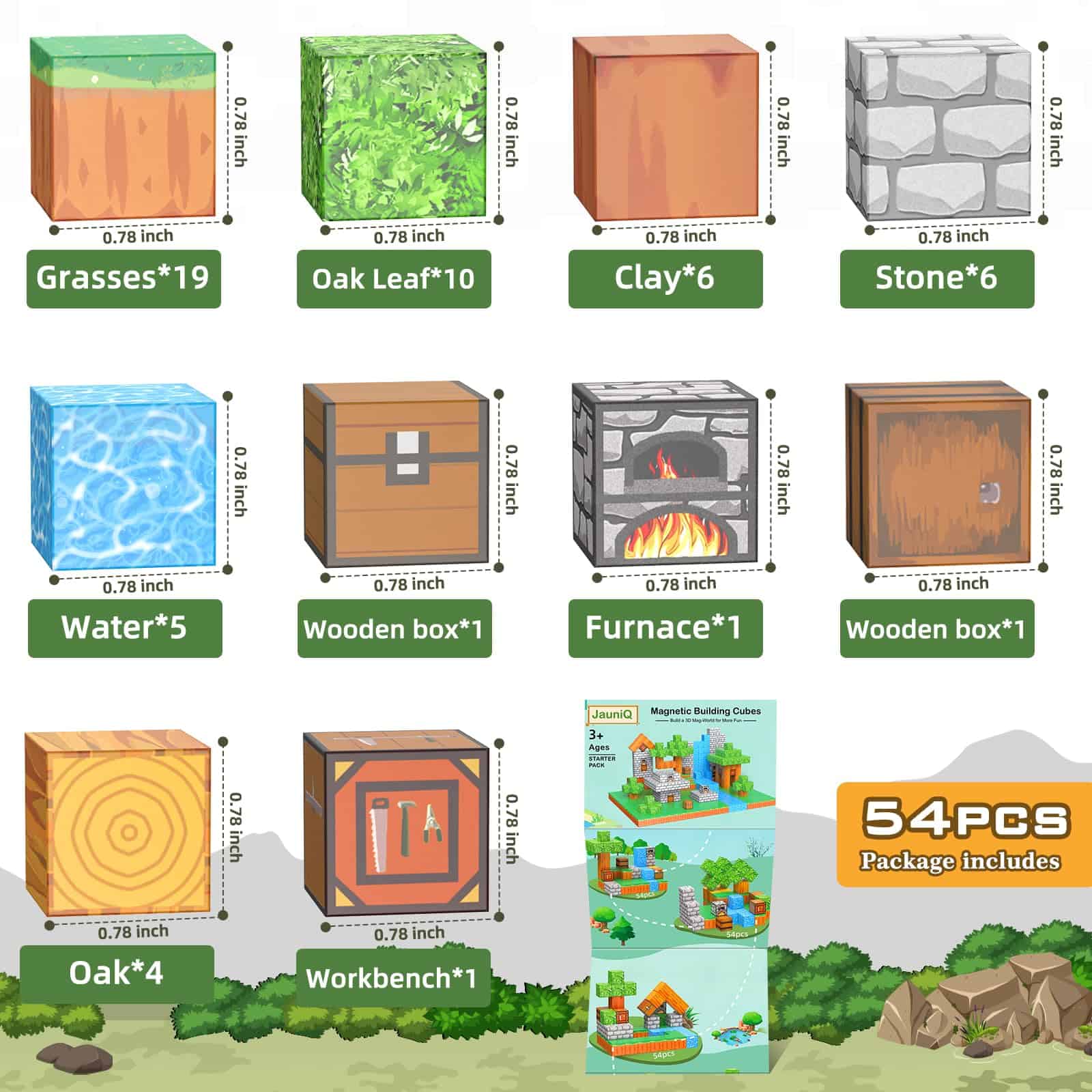 Bloques Magnéticos, Juguetes de Construcción de Azulejos - Imagen 8