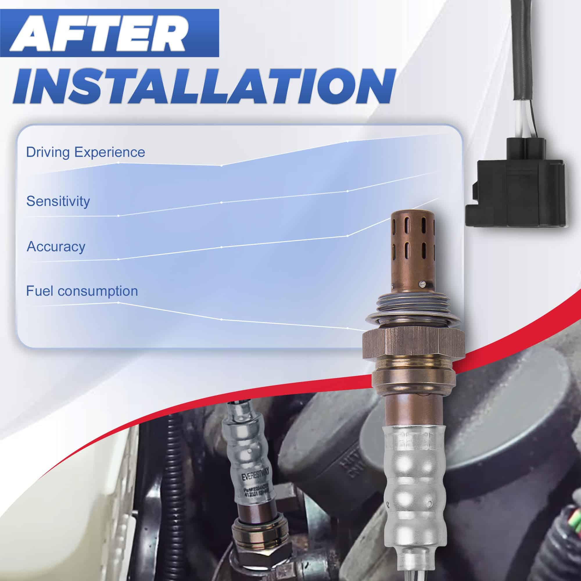 Everestway 234-4587 250-24253 Sensor de Oxígeno - Imagen 6