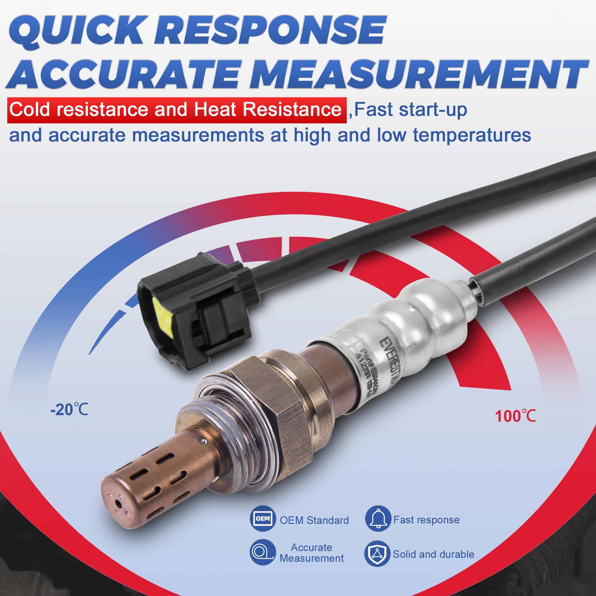 Everestway 234-4587 250-24253 Sensor de Oxígeno - Imagen 4