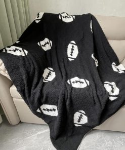 Manta de Patrón de Rugby Acolchada y Cálida Perfecta para