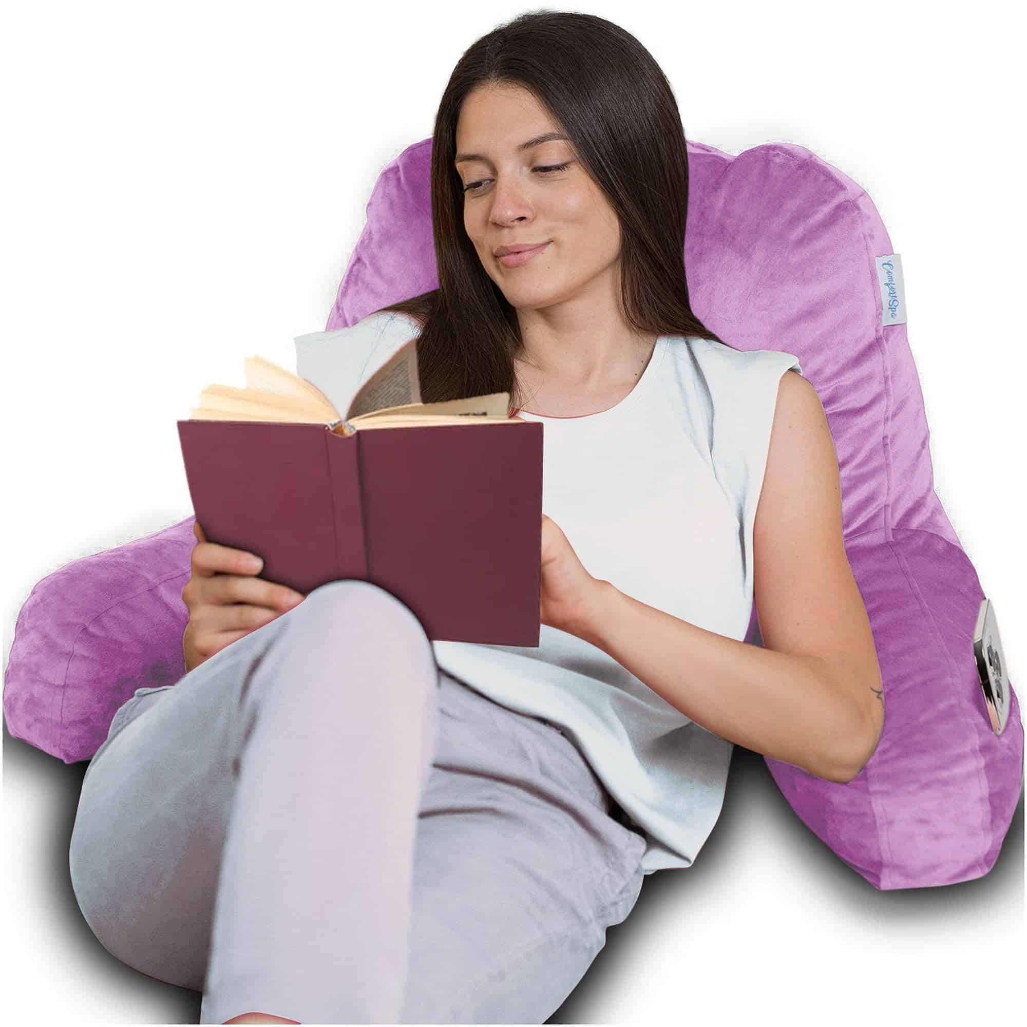 Almohada de Lectura ComfortSpa para Cama -Lavanda