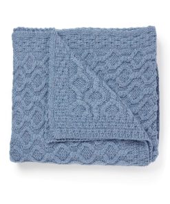 Manta Aran Woollen Mills Supersoft Aran Irish Cable Knit de