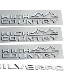 Kit 4X Emblema High Country 2019-2024 Silverado Logo de