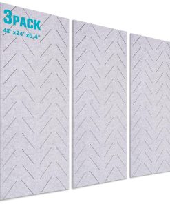 Tutmyrea 3 Pack de Paneles Acústicos Grandes, 48" X 24" X