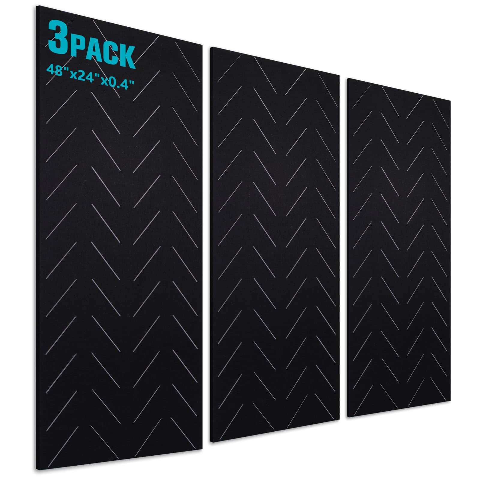 Tutmyrea 3 Pack Paneles Acústicos Grandes, 48" X 24" X 0.4"