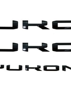 Emblema de letras Yukon 3 piezas 3D Puerta y Placa de