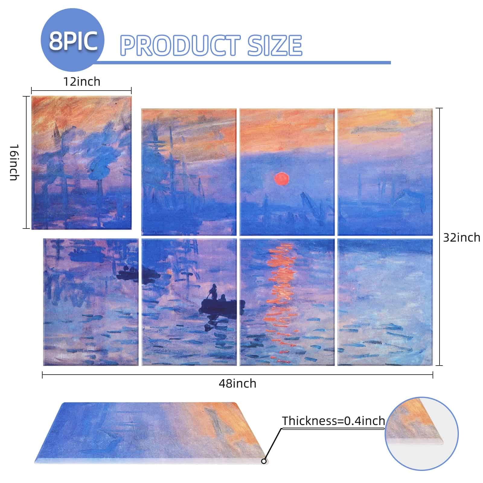 Paneles Acústicos Tutmyrea Art Soundproof Wall, 48X32 - Imagen 7