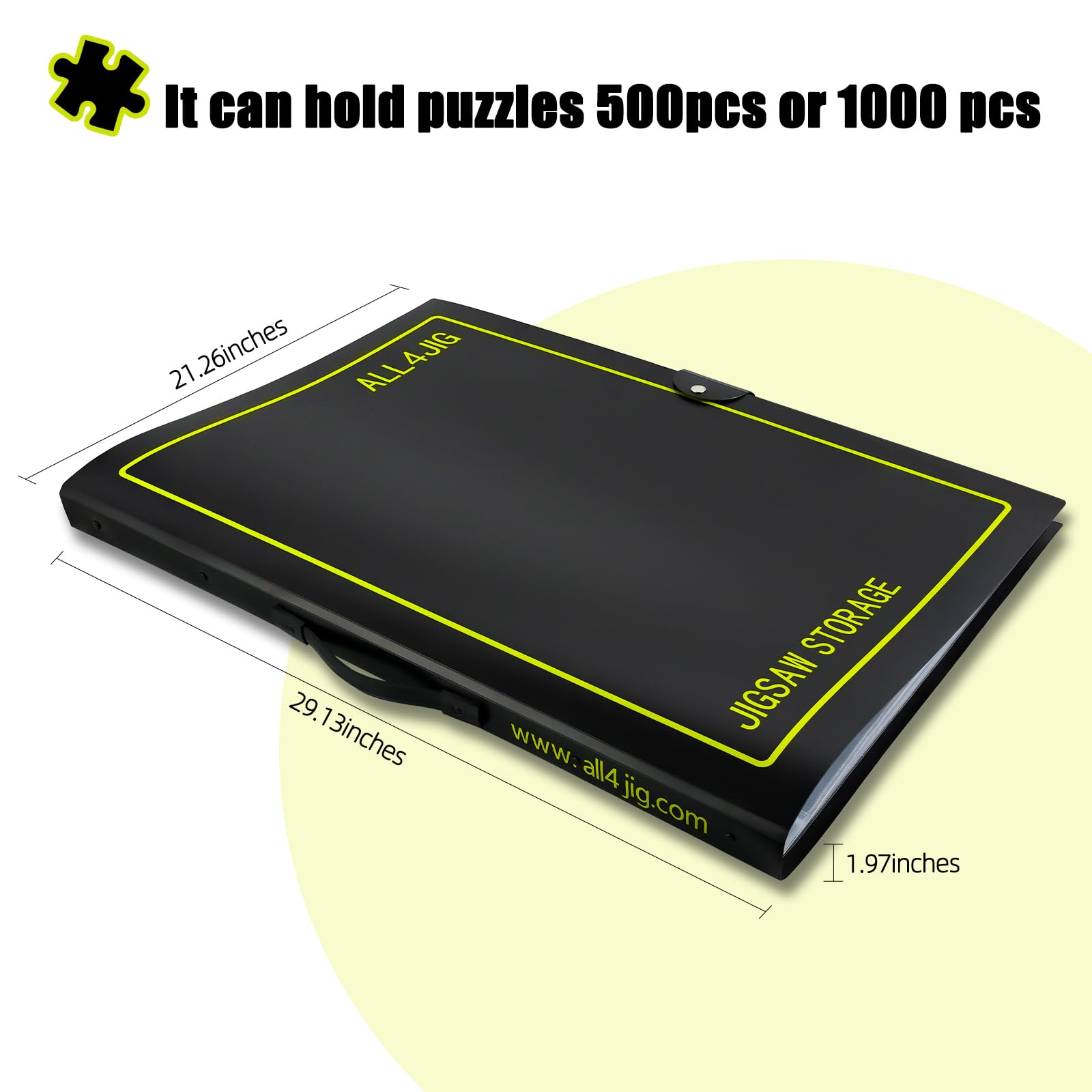 ALL4JIG Carpeta de Almacenamiento de Puzzles para - Imagen 3