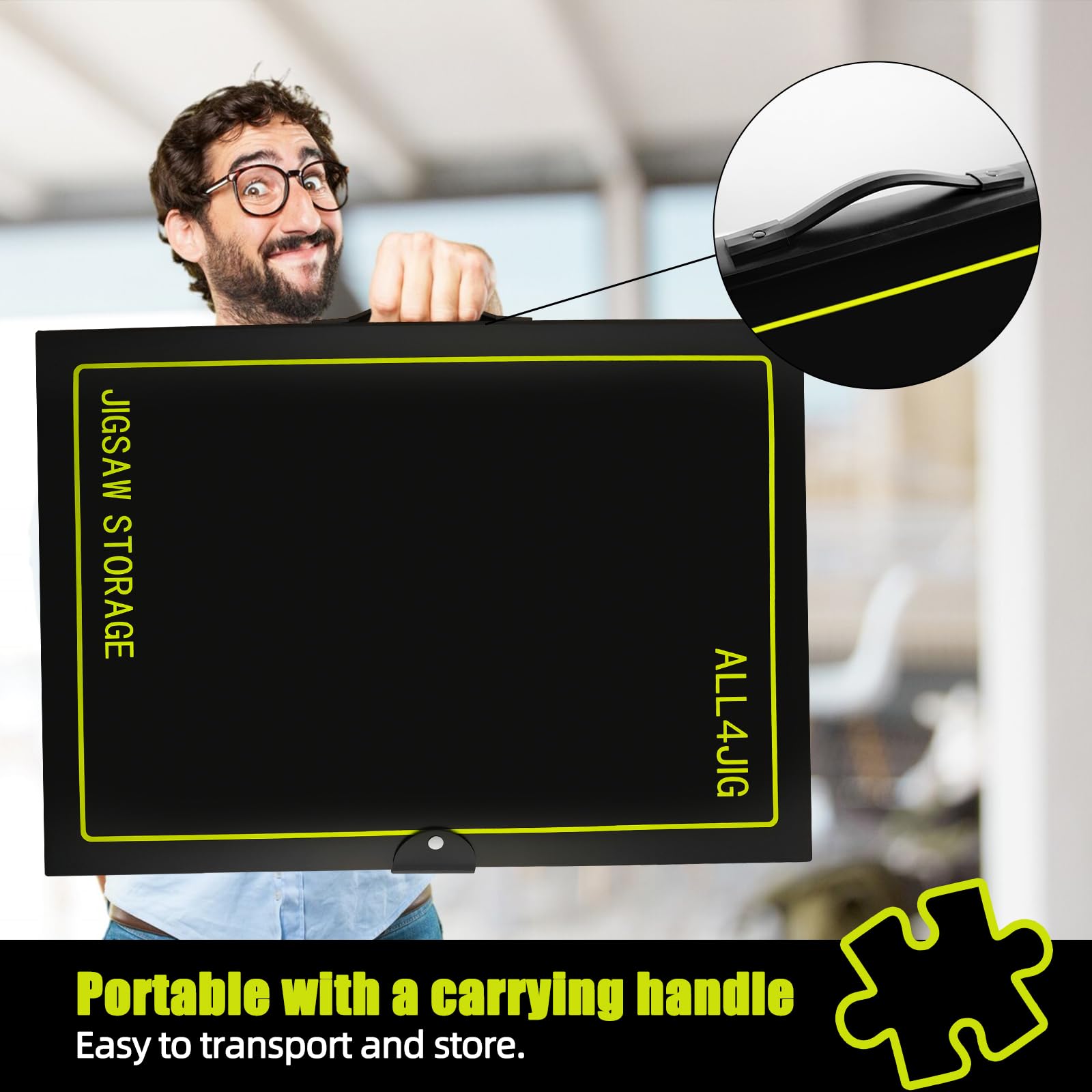 ALL4JIG Carpeta de Almacenamiento de Puzzles para - Imagen 6