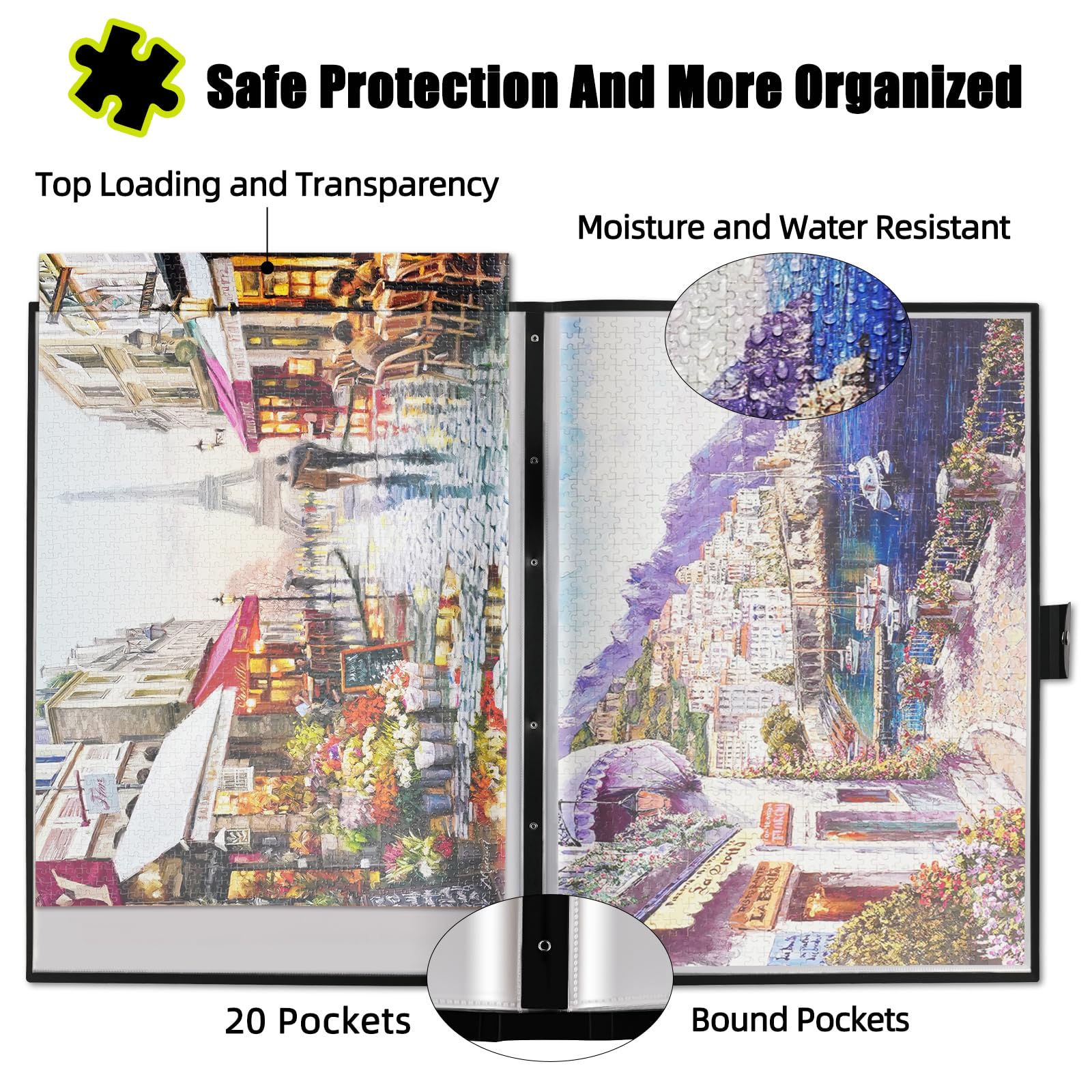 ALL4JIG Carpeta de Almacenamiento de Puzzles para - Imagen 5