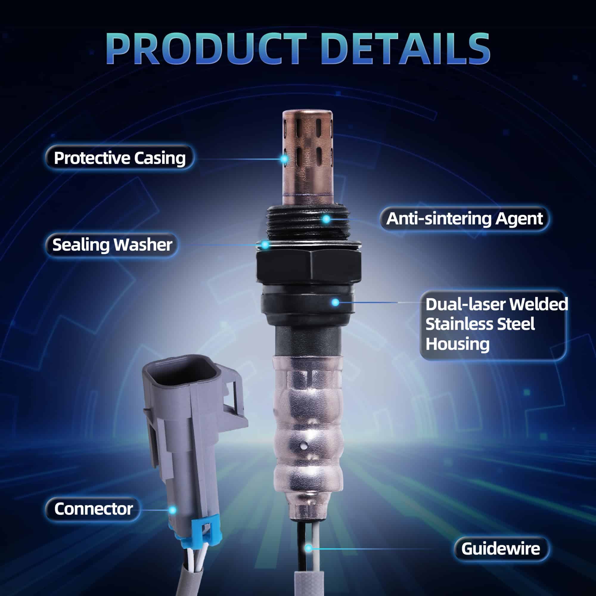 Sensor de Oxígeno AUTOSTARSHIP SG1857 234-4668 Compatible - Imagen 4