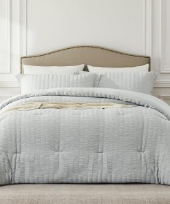 Juego de Edredón Completo Gris Claro Quataly - 3 Piezas