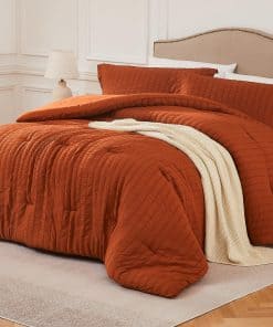 Juego de Edredón California King Terracota Quataly - 3