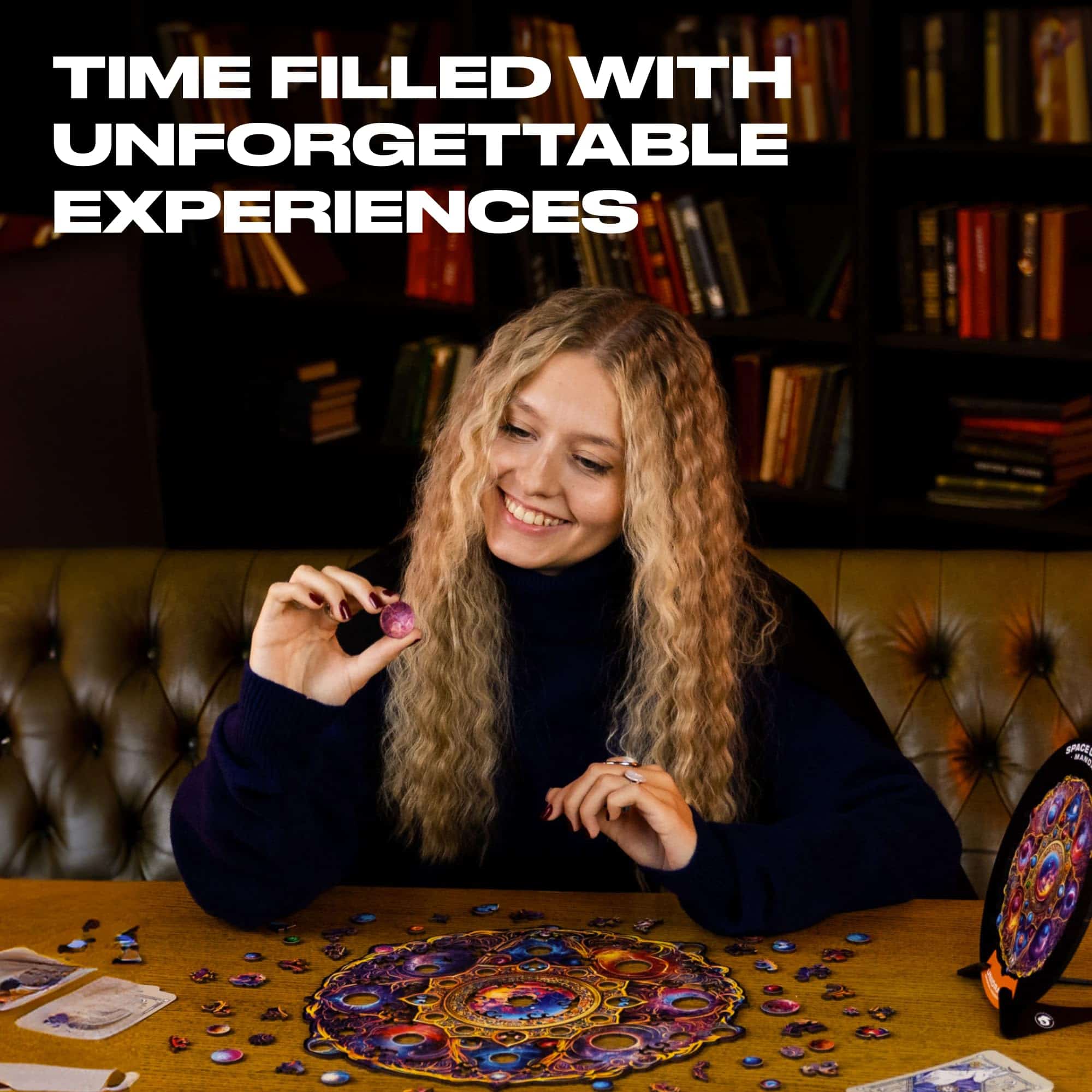 Rompecabezas de Madera Original UNIDRAGON Mandala Space - Imagen 4