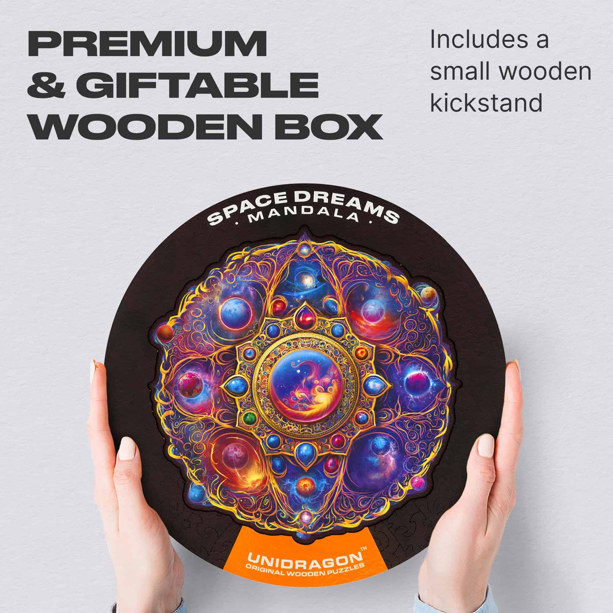 Rompecabezas de Madera Original UNIDRAGON Mandala Space - Imagen 5