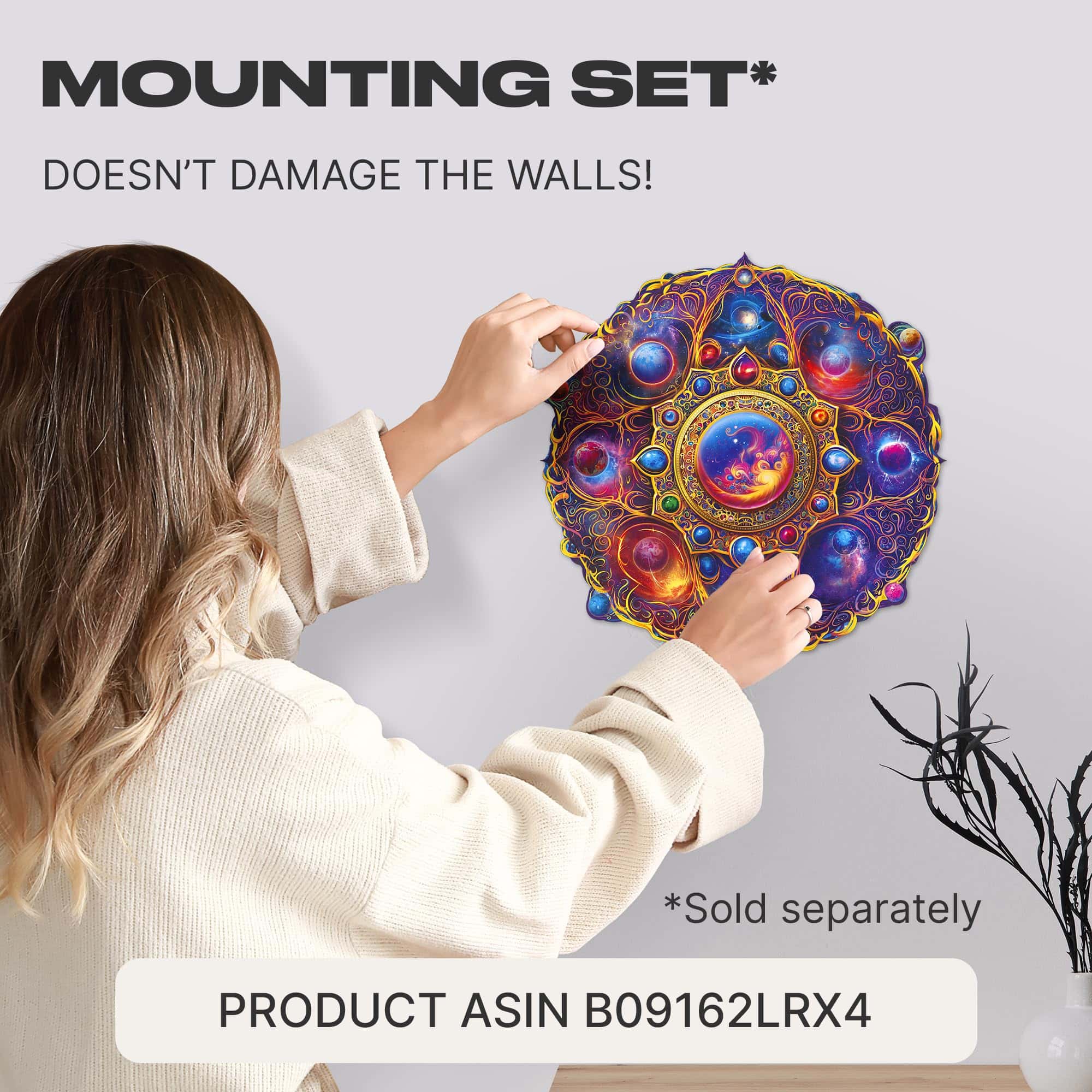 Rompecabezas de Madera Original UNIDRAGON Mandala Space - Imagen 7