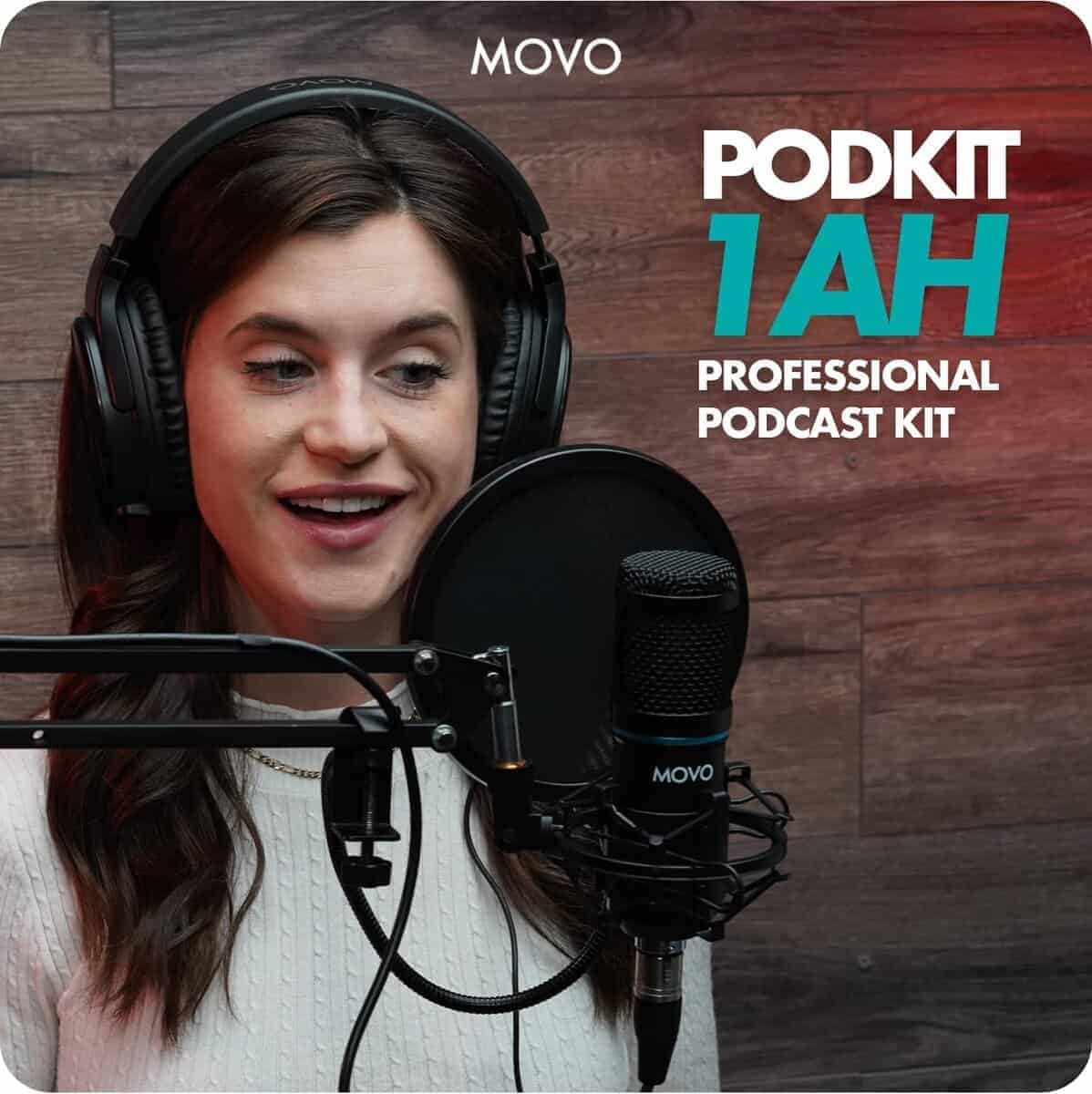 Kit de micrófono de condensador cardioide universal Movo - Imagen 4