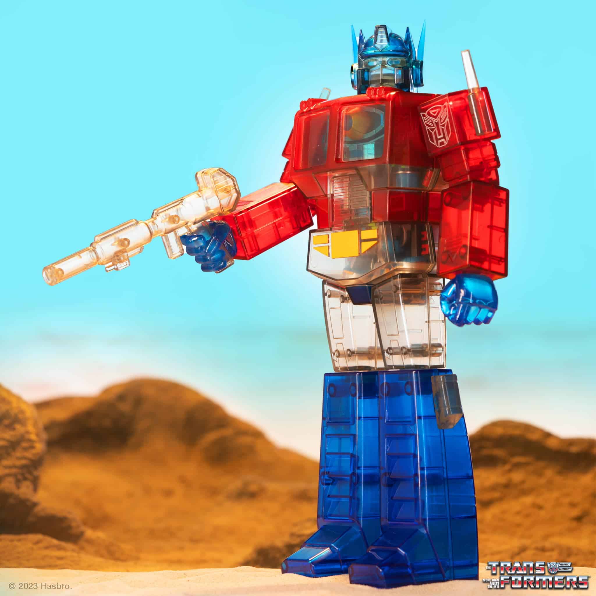 Super7 Super Cyborg Transformers Optimus Prime (Rojo/Azul - Imagen 6