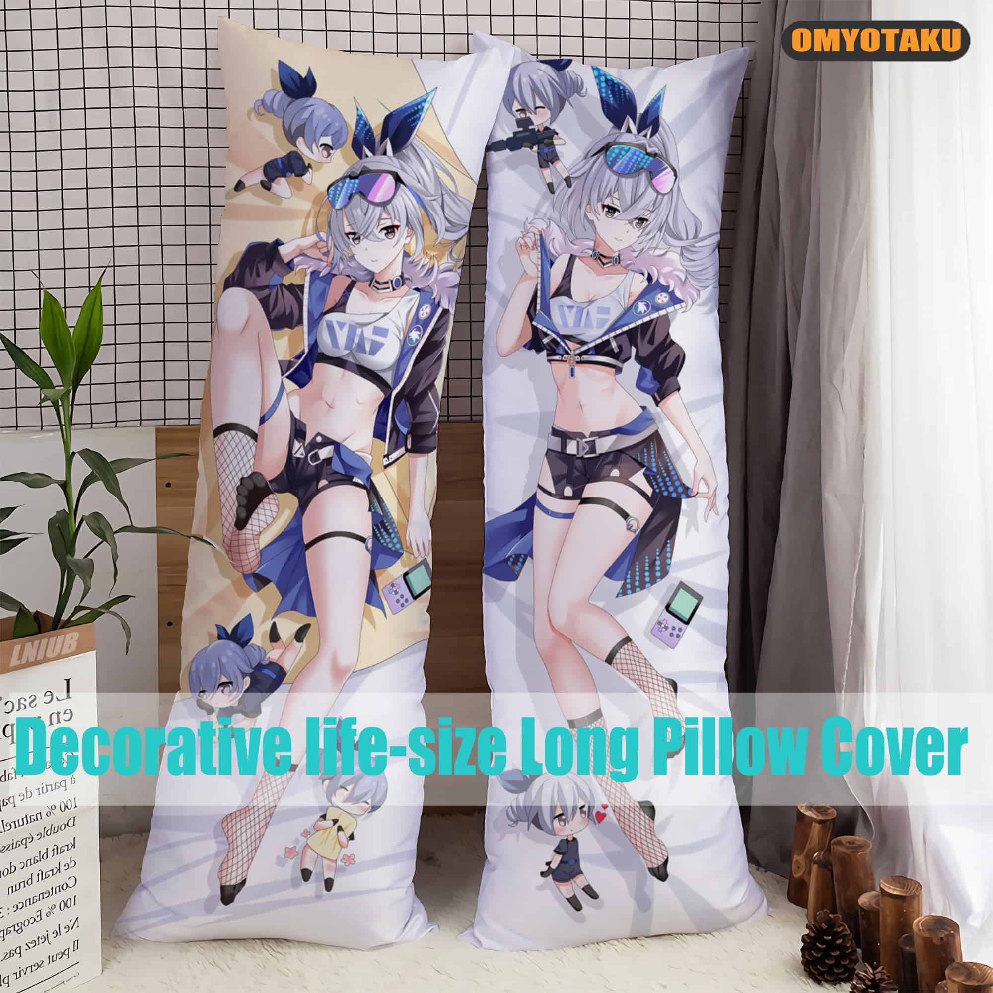 Funda de Almohada Cuerpo Que Abraza Anime Juego Honkai - Imagen 6