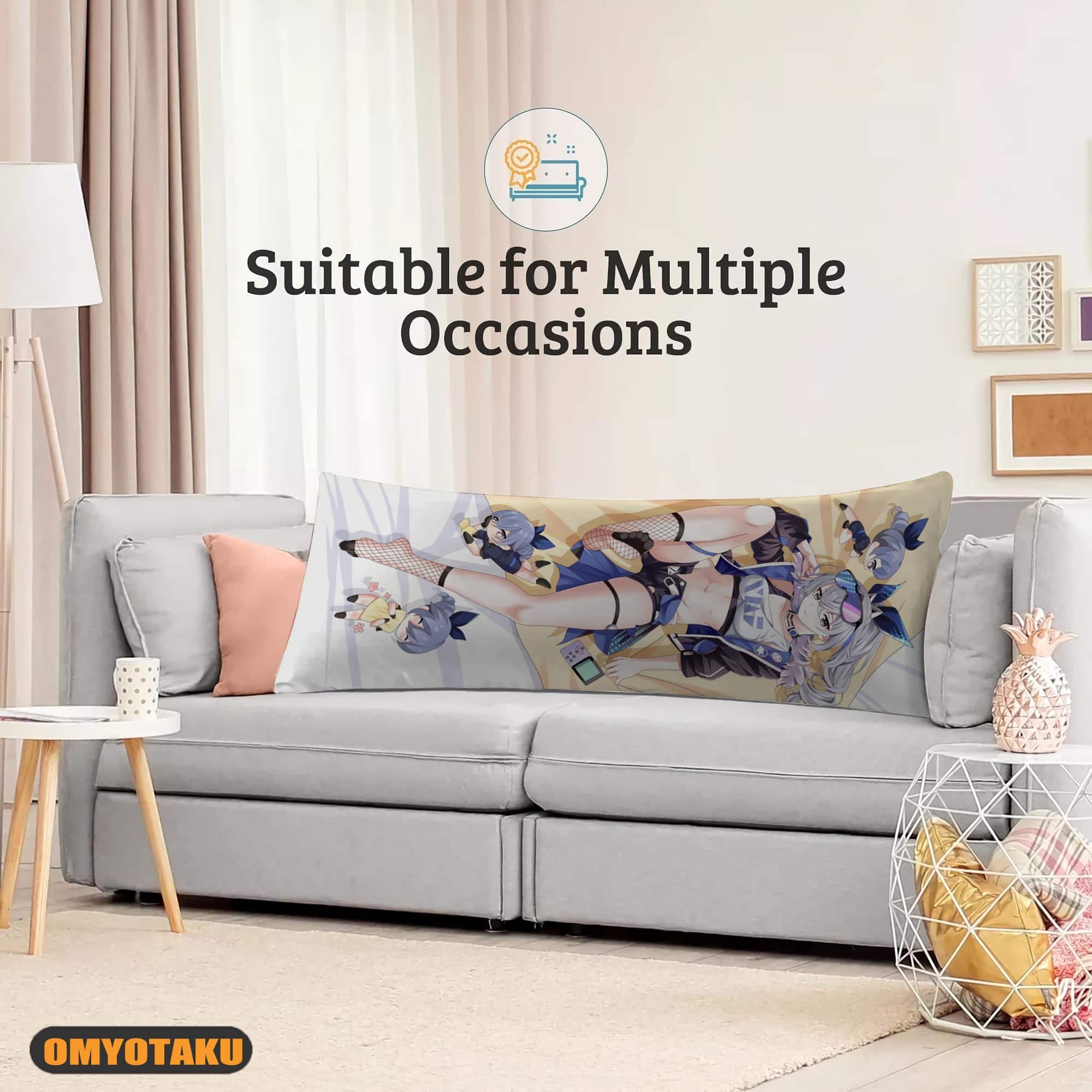 Funda de Almohada Cuerpo Que Abraza Anime Juego Honkai - Imagen 10