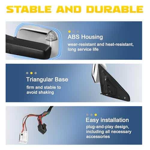 Espejos de Remolque con Calefacción AUTOSTARSHIP - Imagen 7