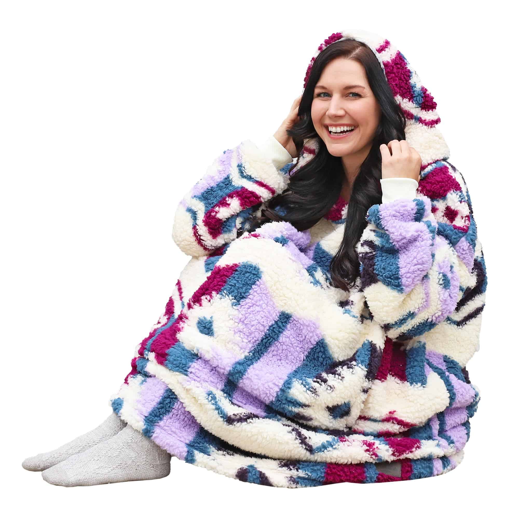 Manta con capucha wearable oversized Catalonia Southwest, - Imagen 7