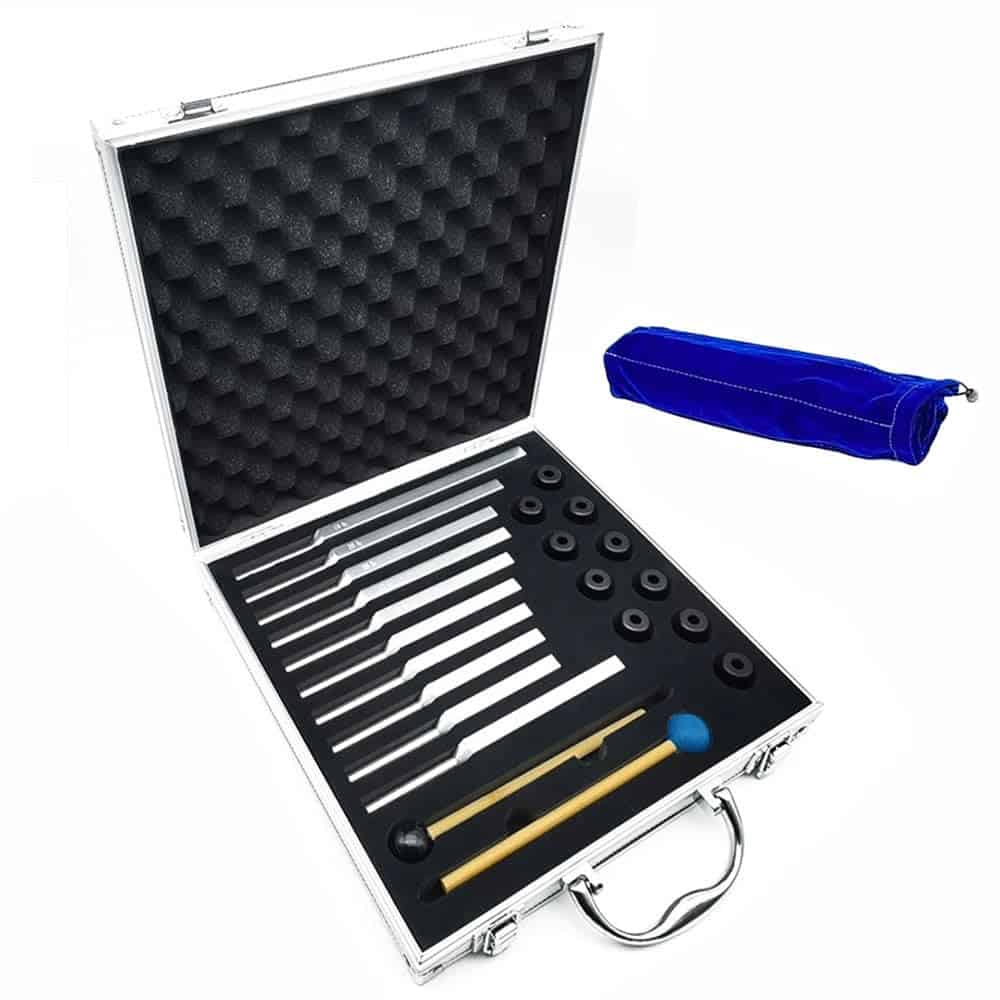 Set de Diapasón de Solfeggio Set de Diapasón de Chakra Set