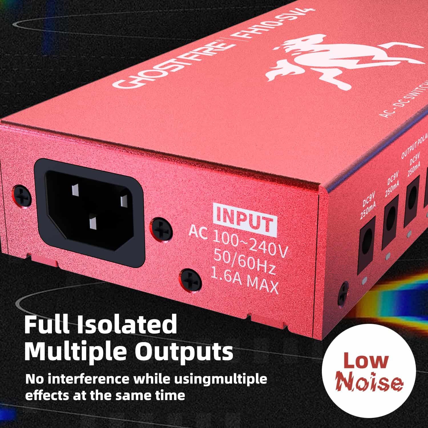 Fuente de Alimentación para Pedal de -ROJO - Imagen 5