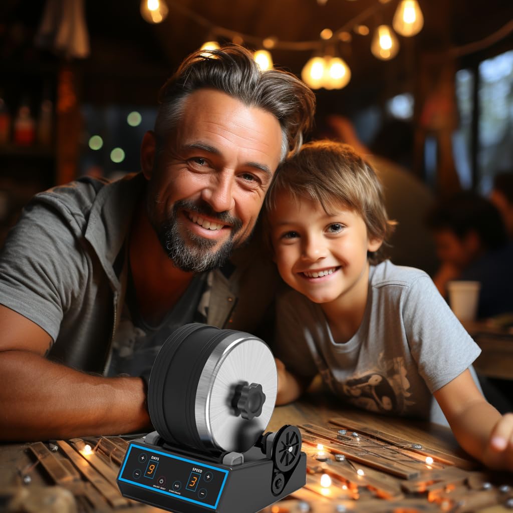 Kit de Pulido de Rocas Profesional de 3.1LB con 10 Correas, - Imagen 4