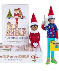 Duende en el Estante - Duende Exploradora de Ojos Marrones