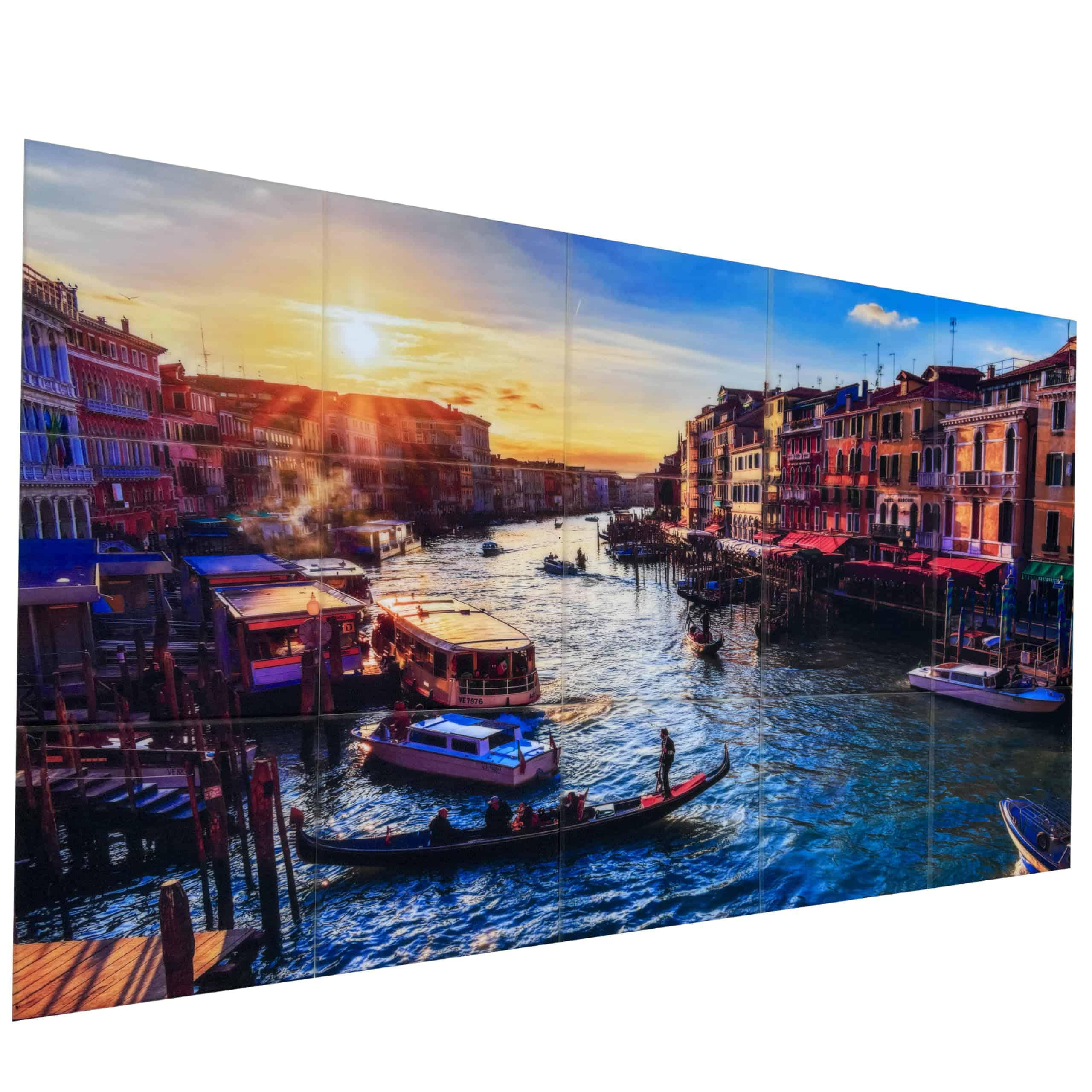 Panel de Espuma Acústica Moderno para Paisaje de Ciudad 15