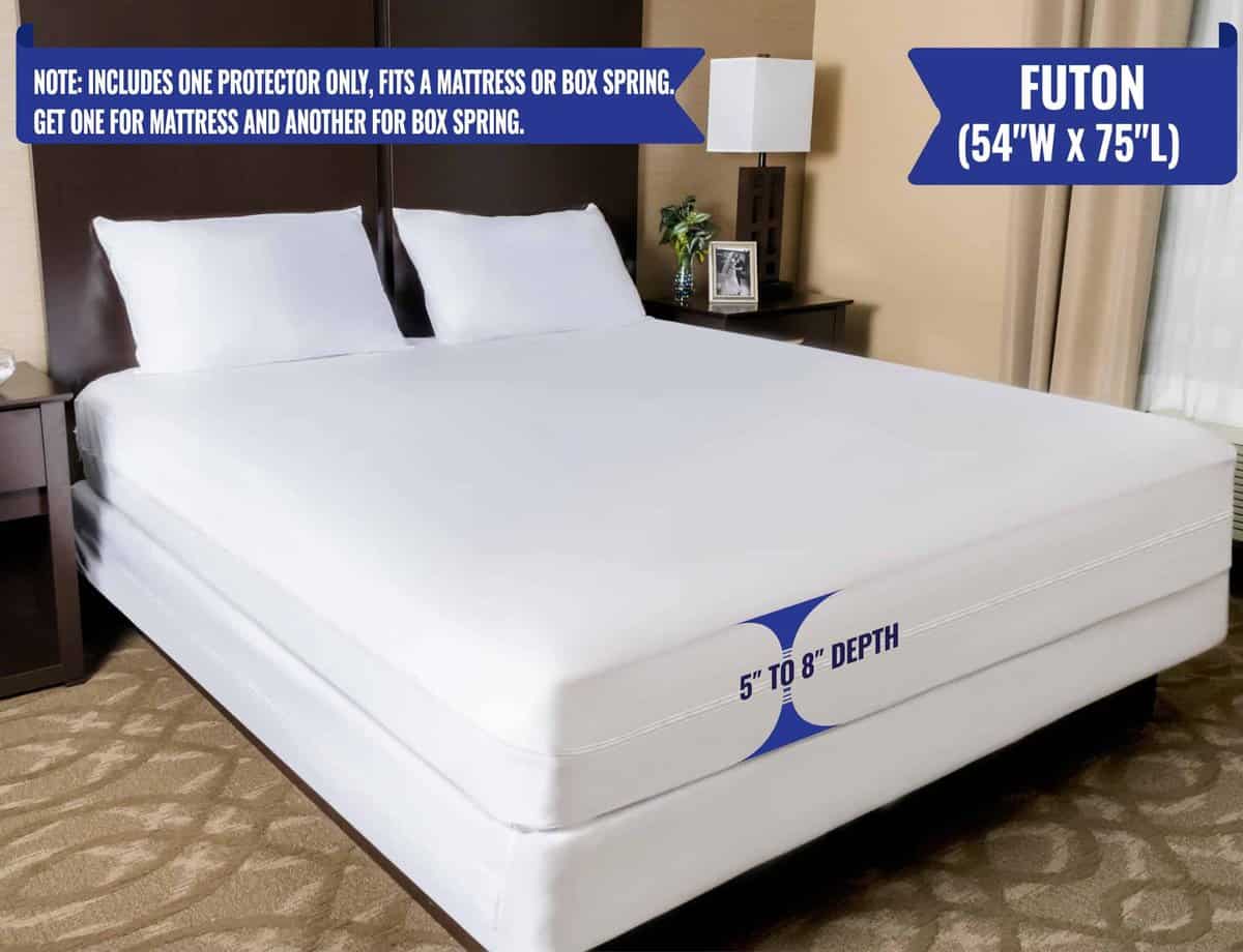 Protector de colchón impermeable Full (54"x 75") para Futon - Imagen 3