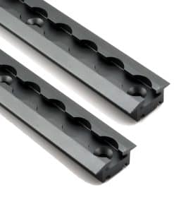 Riel en L de Aluminio T-6 Anodizado Gris de 48"